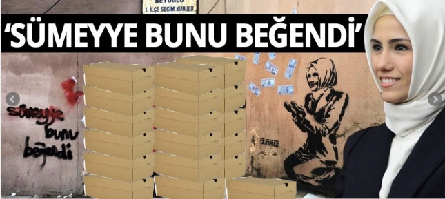 Sümeyye Erdoğan'ı mutlu eden ayakkabı kutuları.